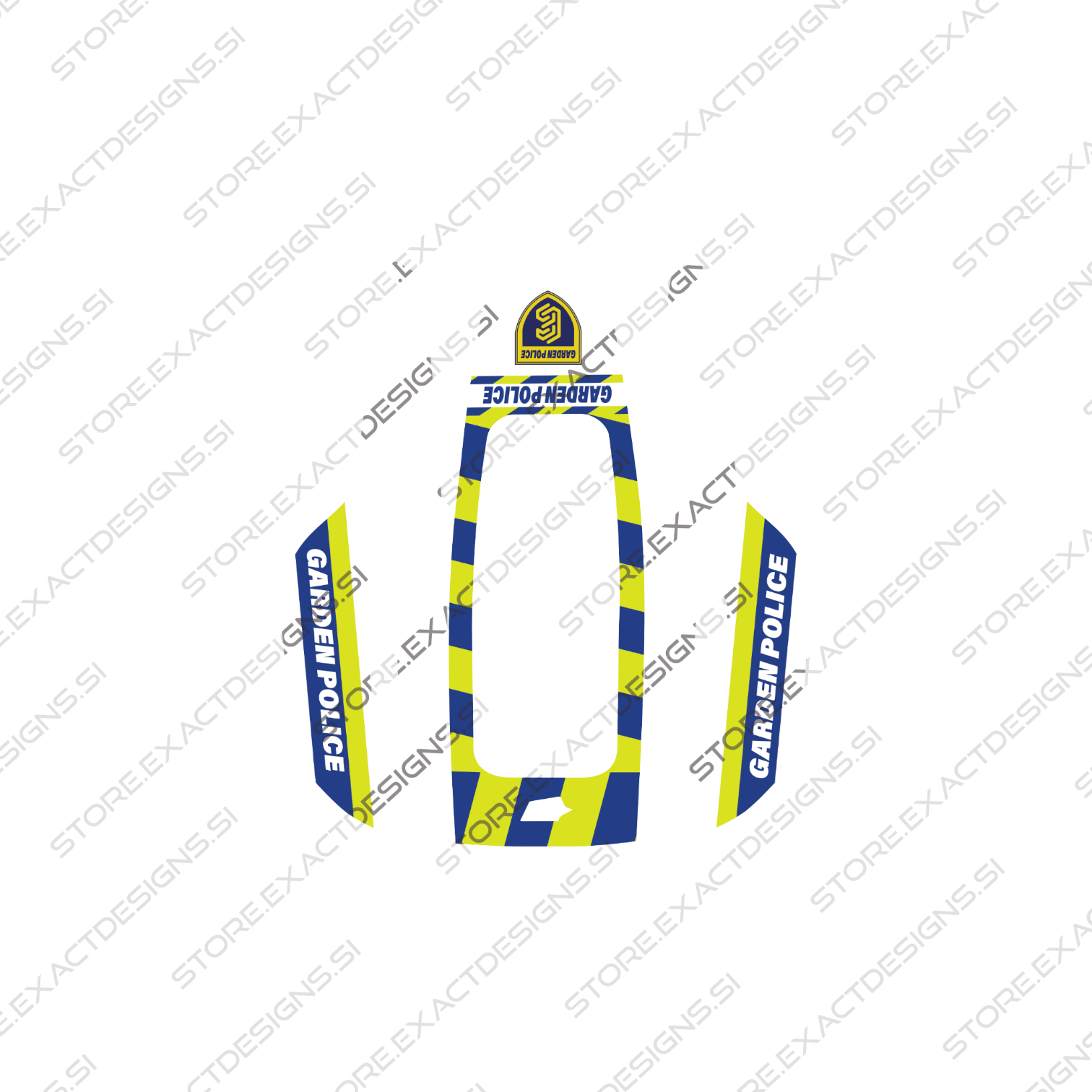 Garden Police – Aufkleber für Mammotion Mähroboter Exact Designs