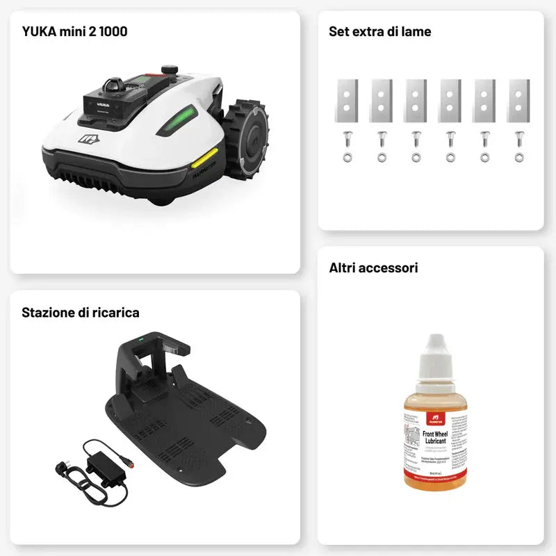Mammotion YUKA mini 2 1000 Robotska Kosilnica Exact Designs