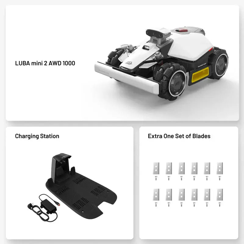 Mammotion LUBA mini 2 AWD 1000 Robotska Kosilnica Exact Designs