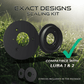 Dichtungsring - Set (Sealing Kit) für Mammotion Luba 1 & 2 – Komplettset L + R - Exact Designs