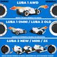 Mammotion Luba 1, 2, 2X & Mini Wheel Cover - Sport Style