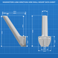 Wall bracket for Mammotion Luba Mini and Yuka Mini