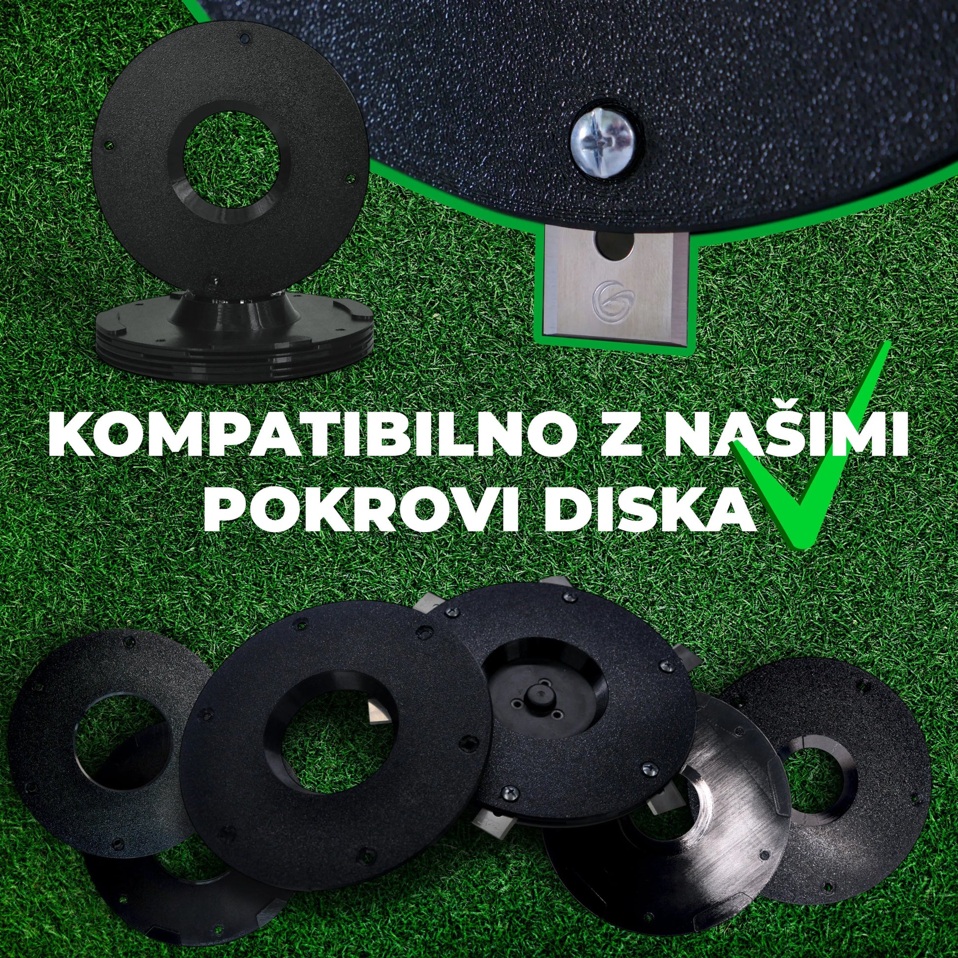 Nadomestna rezila za robotske kosilnice Mammotion - 24kos - Exact Designs