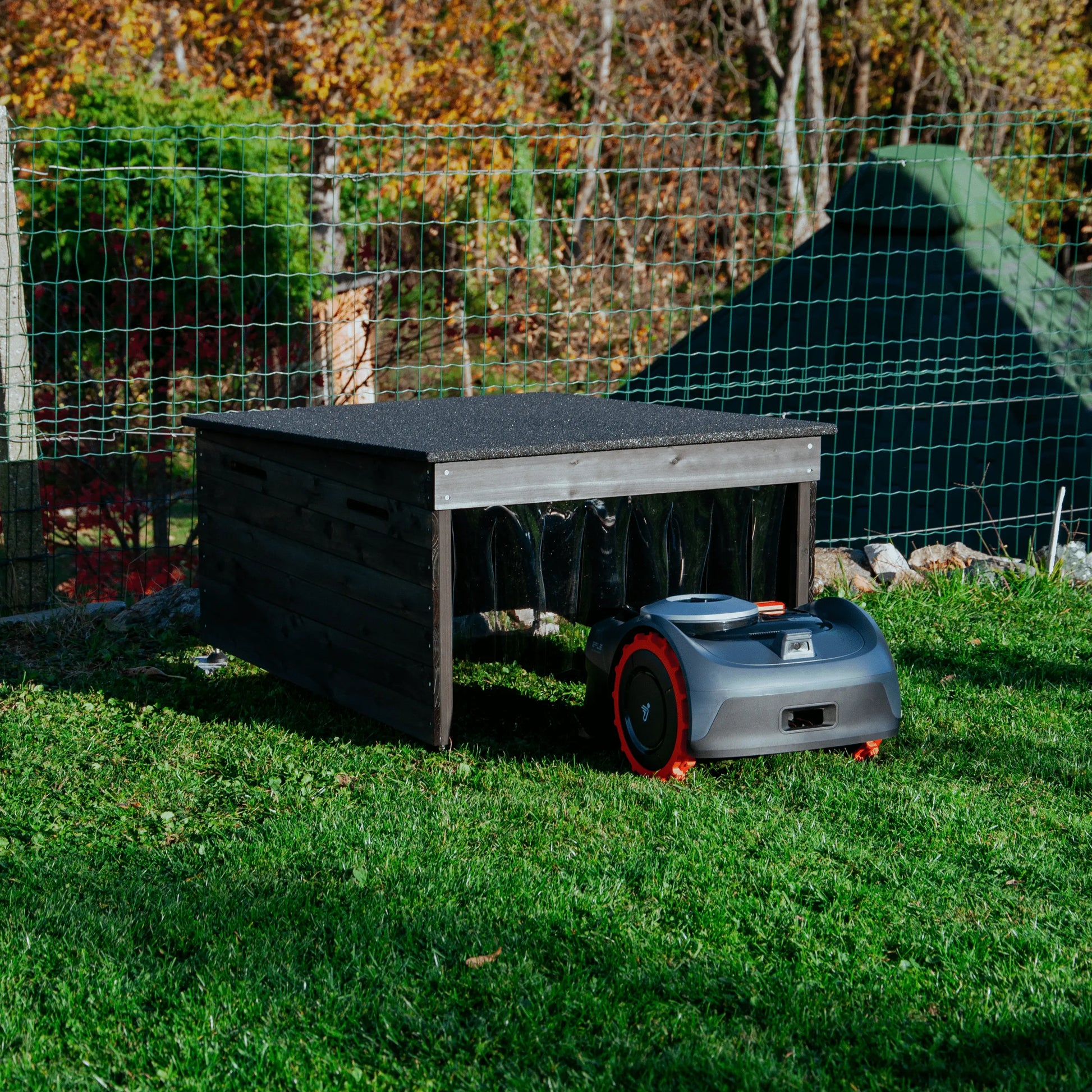 The Cube – Designer Robot Mower Garage - Exact Designs