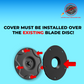 Set of disc covers for Mammotion Yuka lawnmower